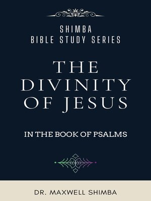 cover image of The Divinity of Jesus in the Book of Psalms